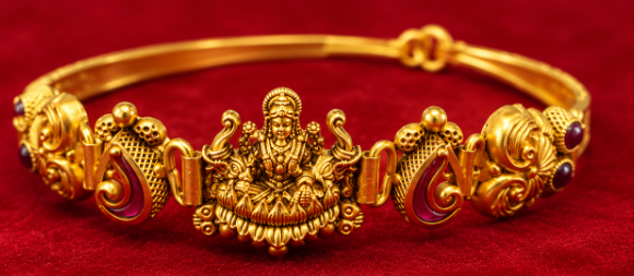 Antique Goddess Lakshmi Bracelet
