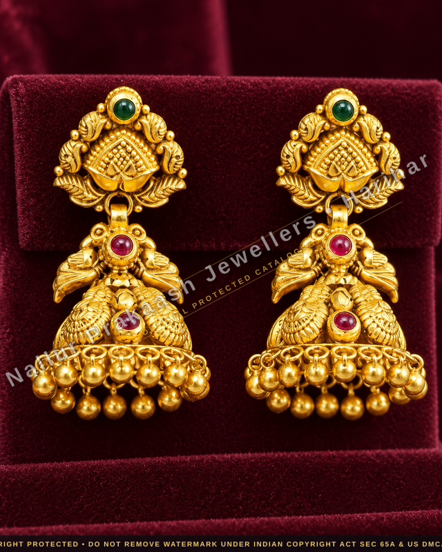 Fancy Gold Jhumka