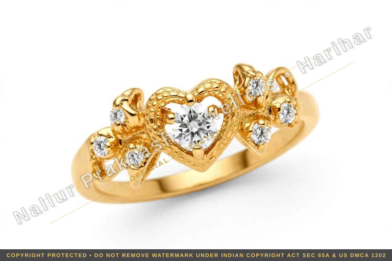 Heart vine ring