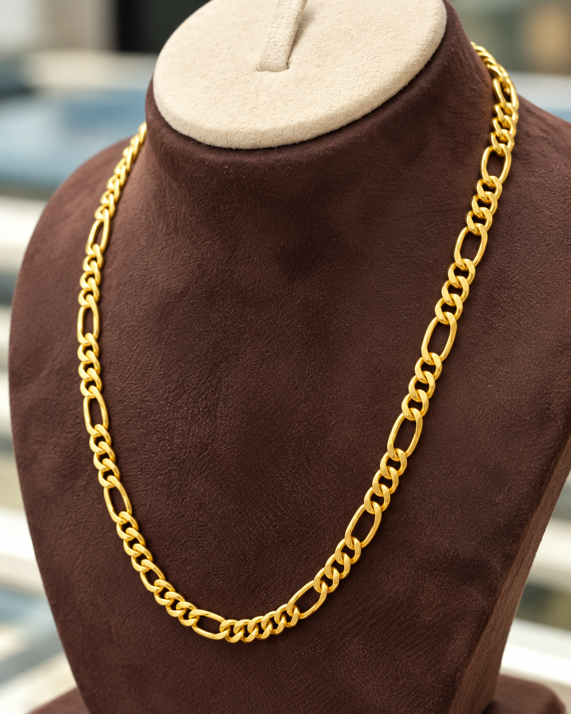 Fancy Figaro Gold Chain